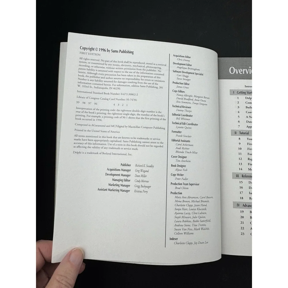 Database Developers Guide with Borland Delphi 2 1996‎